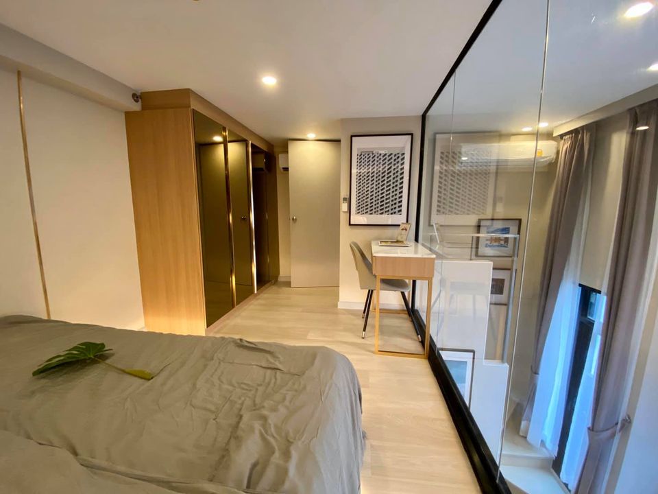 เช่าคอนโด duplex 1 ห้องนอน ไนท์ บริดจ์ ไพร์ม สาทร knightbridge prime sathorn ขนาด 38 ตรม ชั้น 38  วิวตึกมหานคร