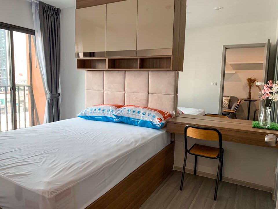 เช่าคอนโด 1 Bedroom Plus Parkland Charan Pinklao ขนาด 34.5 ตรม.  ชั้น 8 ตึก B อยู่ชั้นเดียวกับส่วนกลาง  MRT บางยี่ขัน