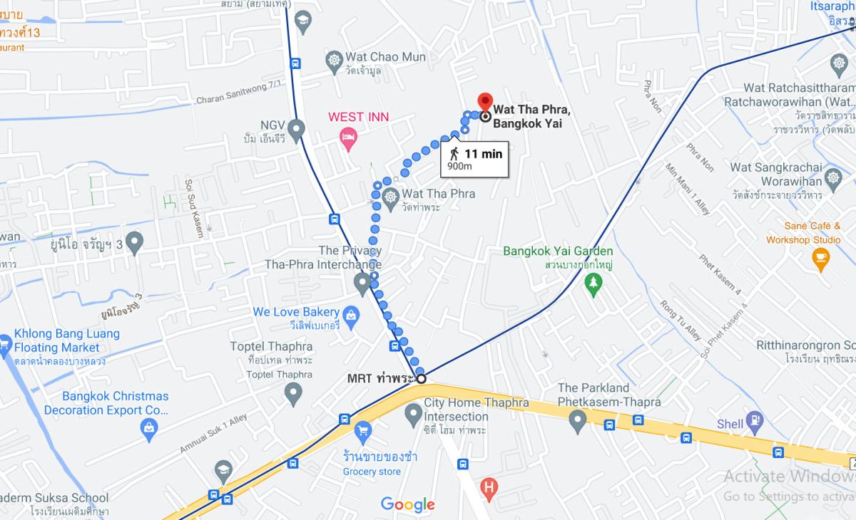 ขายตึกแถว 4.5 ชั้น ซอย จรัญสนิทวงศ์ 4  MRT ท่าพระ หน้าบ้านทิศใต้